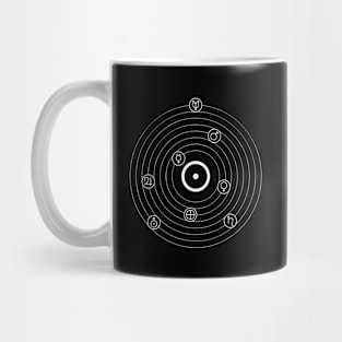 SOLAR SYSTEM SYMBOLS Mug